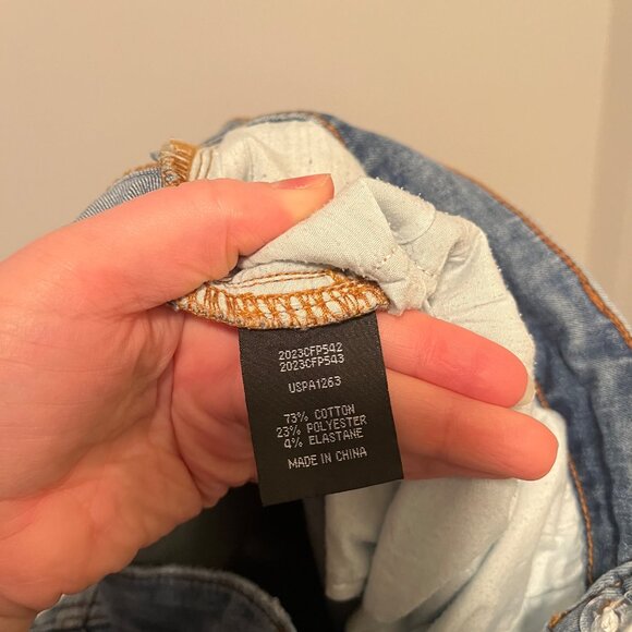 Universal Standard Katie High Rise Cross Over tapered leg jean 22 - Picture 11 of 13